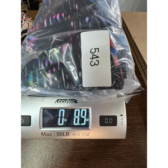 Danskin Now Capri Leggings Women L Black Multi Color Fitted Yoga Pants - Picture 11 of 11